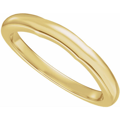 Matching Band, 2.2 mm, Three-Stone Engagement