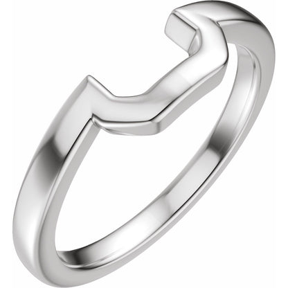 Band for 8x6 mm Emerald Ring