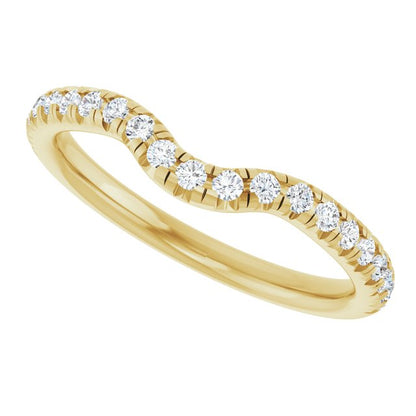 1/3 CTW Natural Diamond Matching Band, 3.7 mm