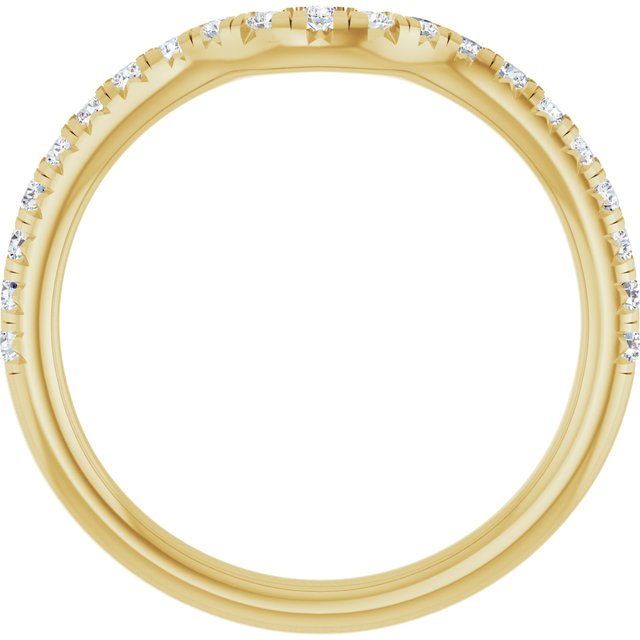 1/3 CTW Natural Diamond Matching Band, 3.7 mm