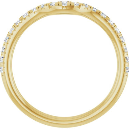 1/3 CTW Natural Diamond Matching Band, 3.7 mm