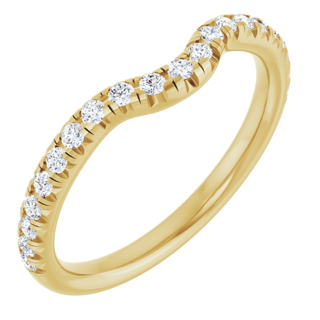 1/3 CTW Natural Diamond Matching Band, 3.7 mm