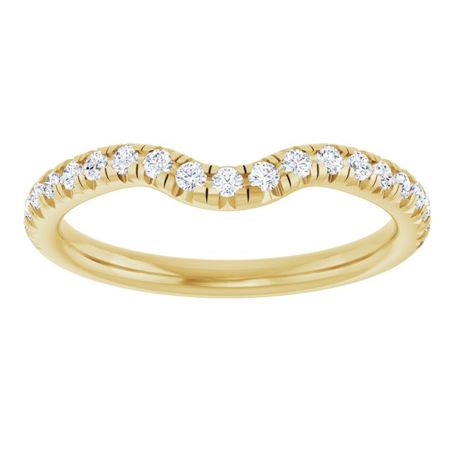1/3 CTW Natural Diamond Matching Band, 3.7 mm