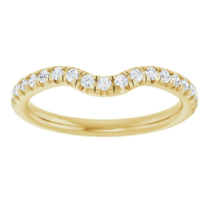 1/3 CTW Natural Diamond Matching Band, 3.7 mm