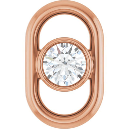 1/10 CT Lab-Grown Diamond Link, 5.5 mm x 9 mm