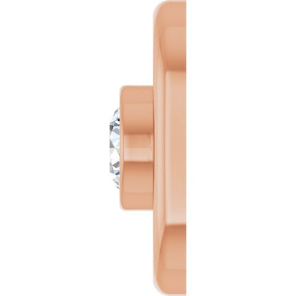 1/10 CT Lab-Grown Diamond Link, 5.5 mm x 9 mm