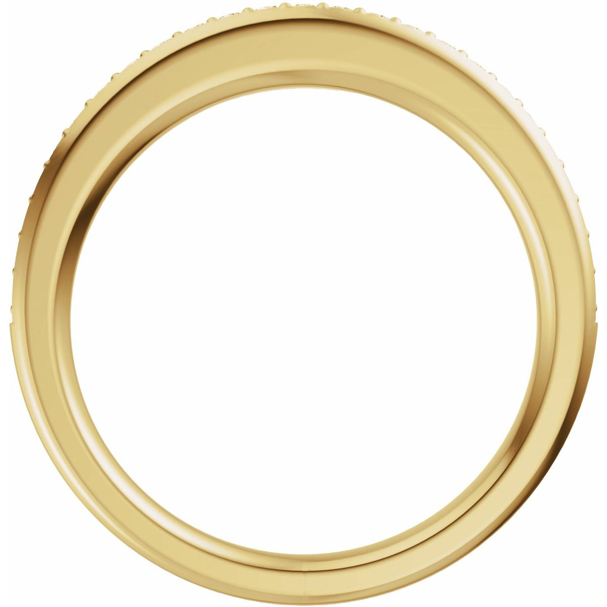 14K Yellow Gold 1/6 CTW Lab-Grown Diamond Matching Band