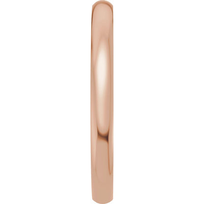 Matching Band for 8x6 mm Oval, 2.1 mm