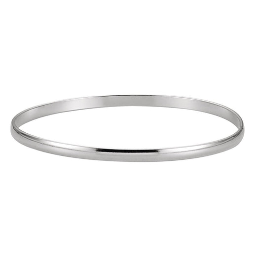 Sterling Silver Bangle 8" Bracelet