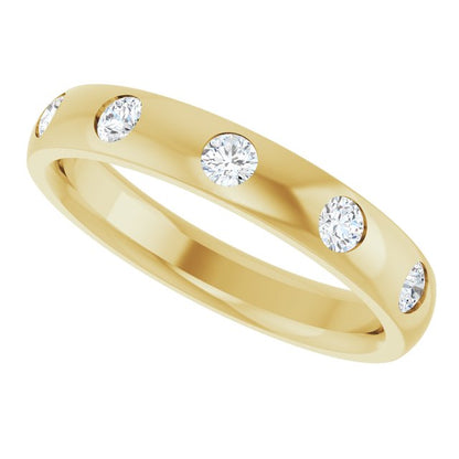 .07 CTW Natural Diamond Anniversary Band, 2.5 mm