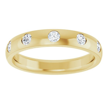 .07 CTW Natural Diamond Anniversary Band, 2.5 mm