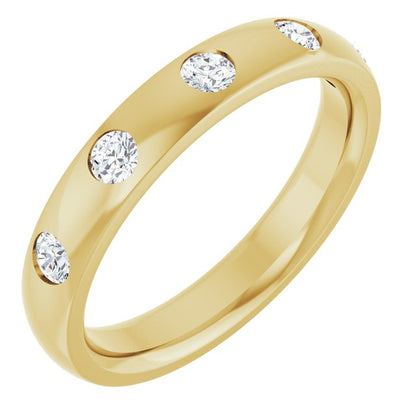 .07 CTW Natural Diamond Anniversary Band, 2.5 mm