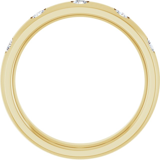 .07 CTW Natural Diamond Anniversary Band, 2.5 mm