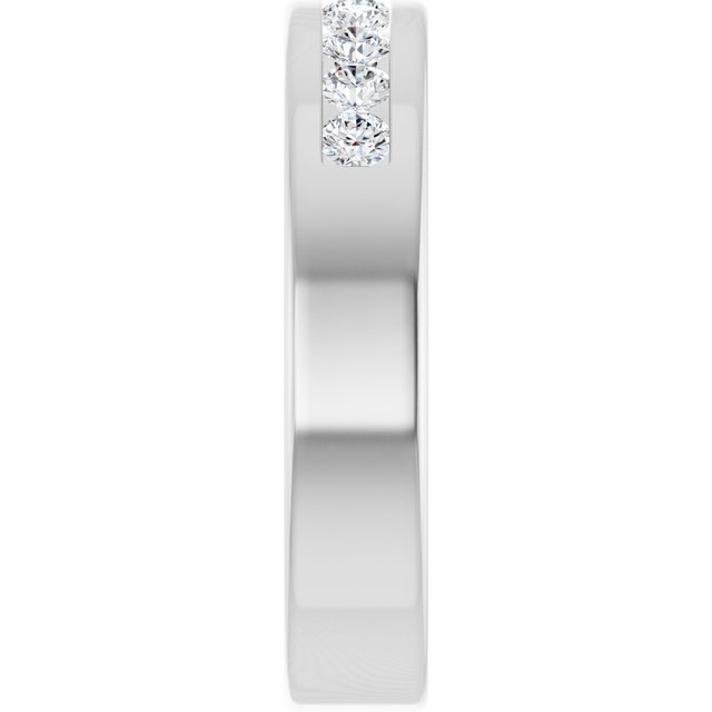 1/2 CTW Natural Diamond Band, 5 mm, Channel-Set