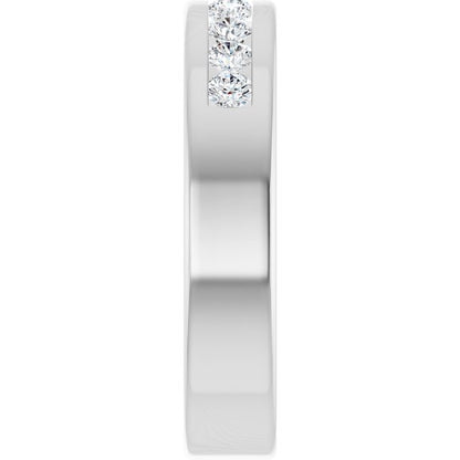 1/2 CTW Lab-Grown Diamond Band, 5 mm, Channel-Set