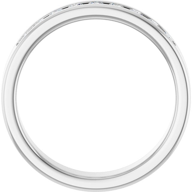1/2 CTW Lab-Grown Diamond Band, 5 mm, Channel-Set