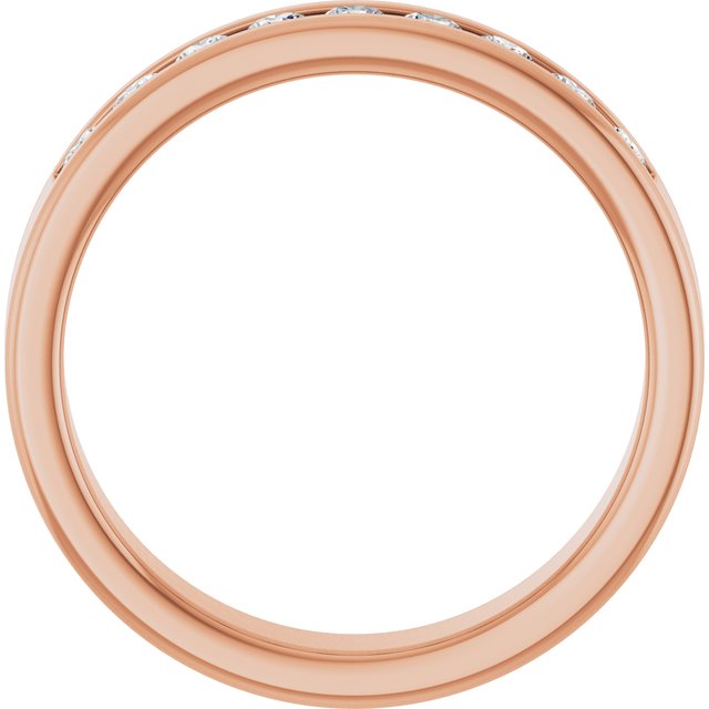 1/2 CTW Natural Diamond Band, 5 mm, Channel-Set
