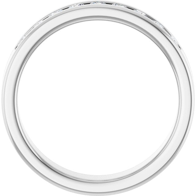 1/2 CTW Lab-Grown Diamond Band, 5 mm, Channel-Set