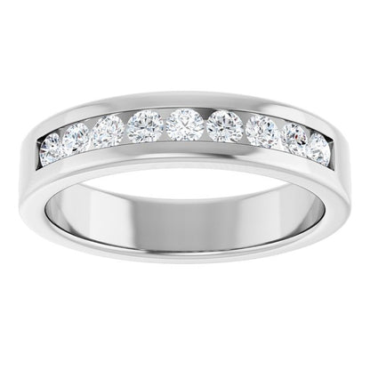 1/2 CTW Lab-Grown Diamond Band, 5 mm, Channel-Set
