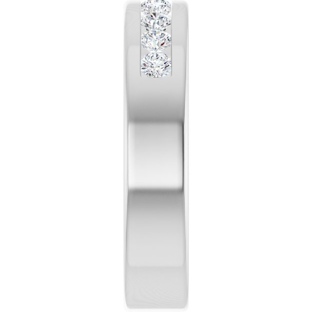 1/2 CTW Natural Diamond Band, 5 mm, Channel-Set