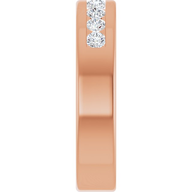 1/2 CTW Lab-Grown Diamond Band, 5 mm, Channel-Set