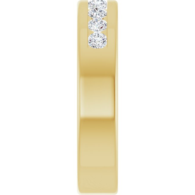 1/2 CTW Natural Diamond Band, 5 mm, Channel-Set