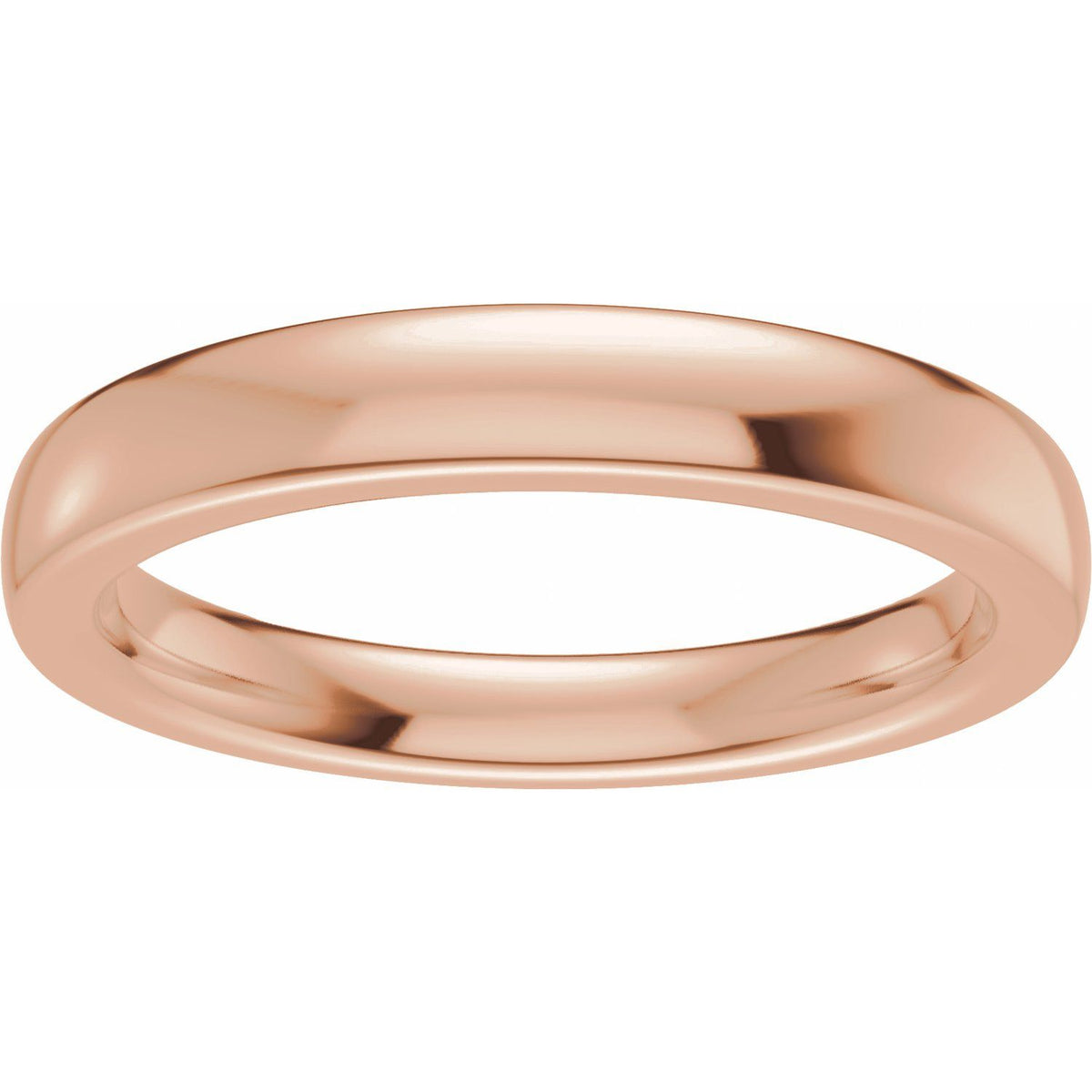 Matching Band, 3 mm, Three-Stone Engagement