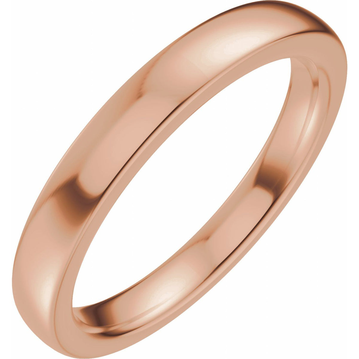 Matching Band, 3 mm, Three-Stone Engagement