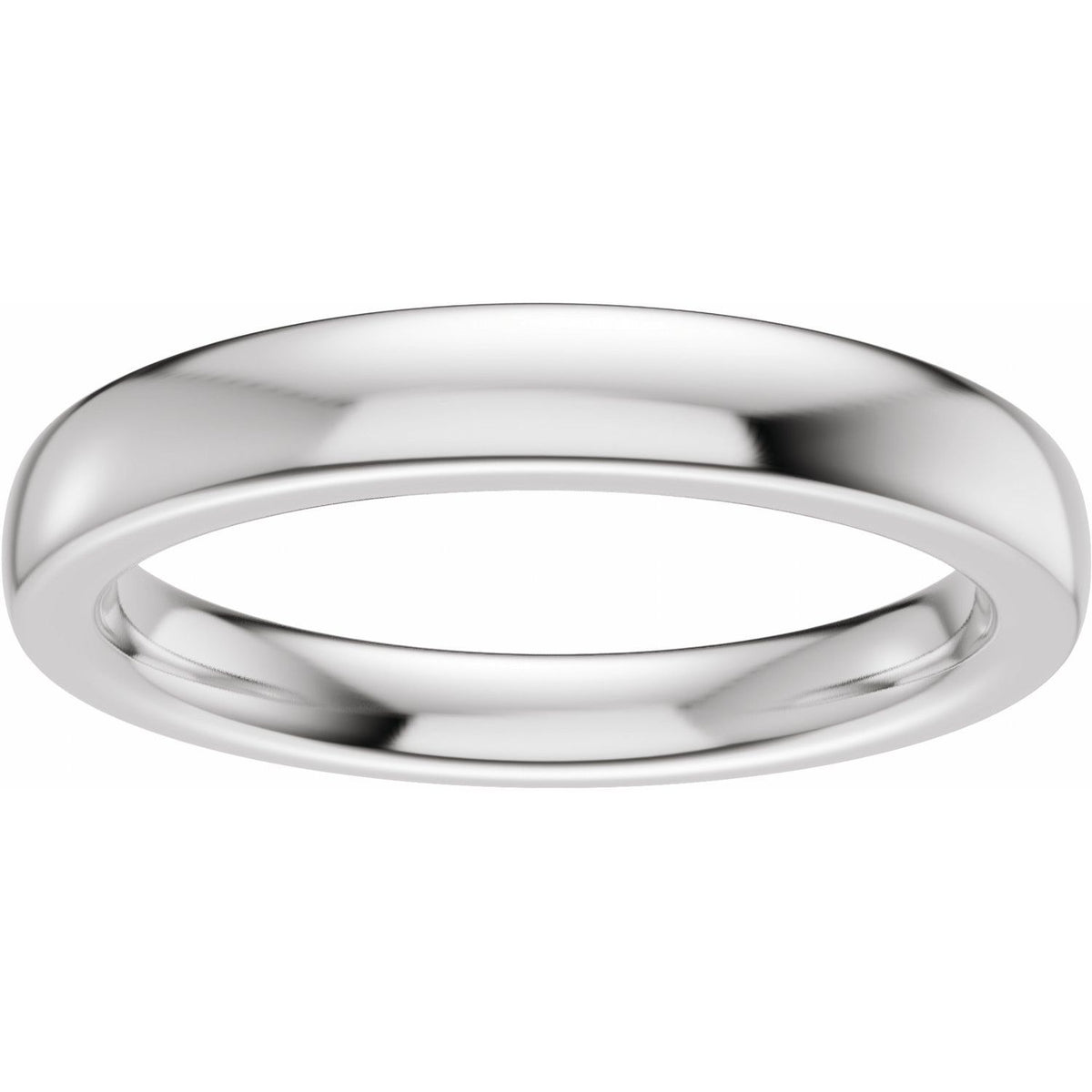 Matching Band, 3 mm, Three-Stone Engagement
