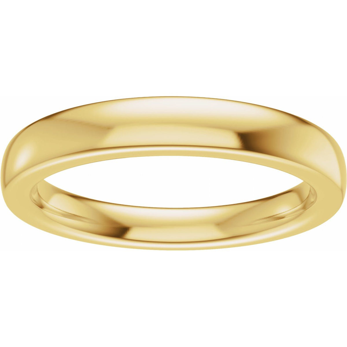 Matching Band, 3 mm, Three-Stone Engagement