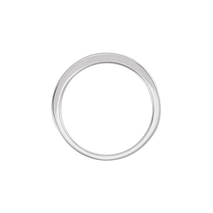 14K White Gold 1/6 CTW Natural Diamond Band, 3.1 mm