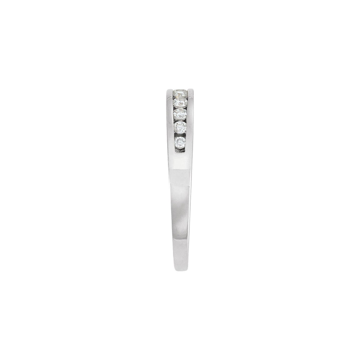 14K White Gold 1/6 CTW Natural Diamond Band, 3.1 mm