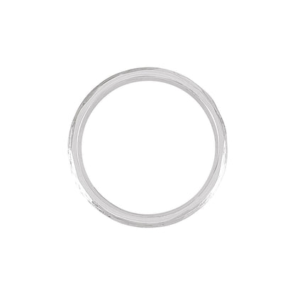 Tree Bark-Inspired Comfort-Fit Flat Band, 4 mm