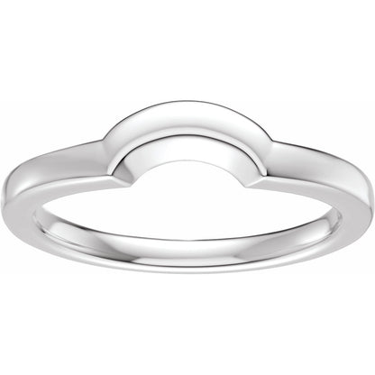 Band for 9x7 mm Oval Ring