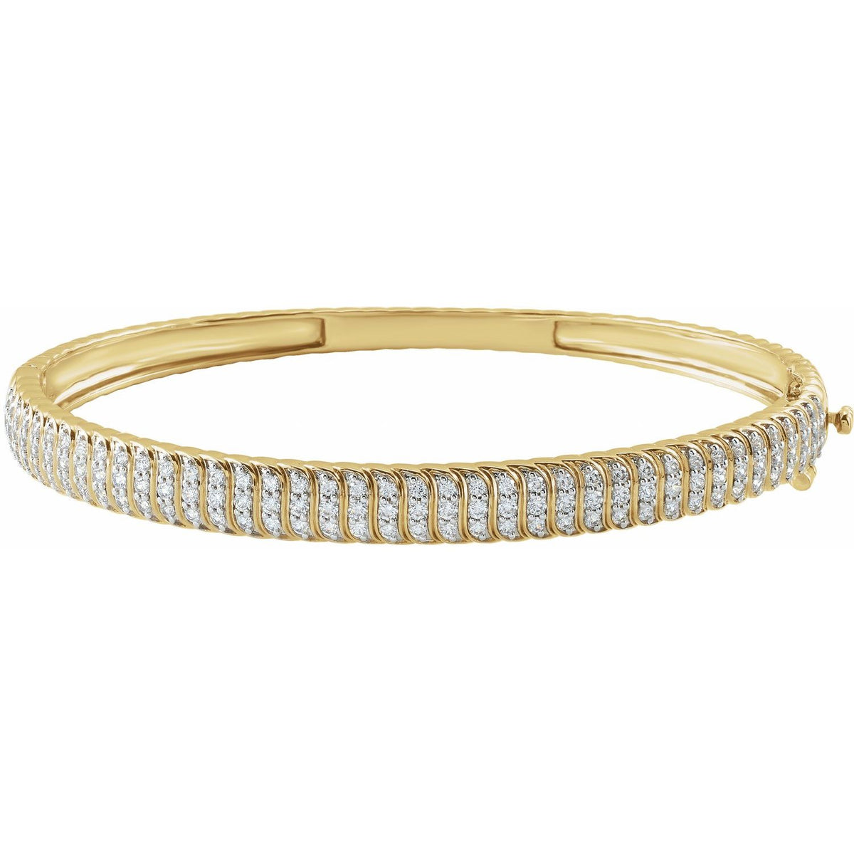 1 3/8 CTW Lab-Grown Diamond Bangle 7" Bracelet