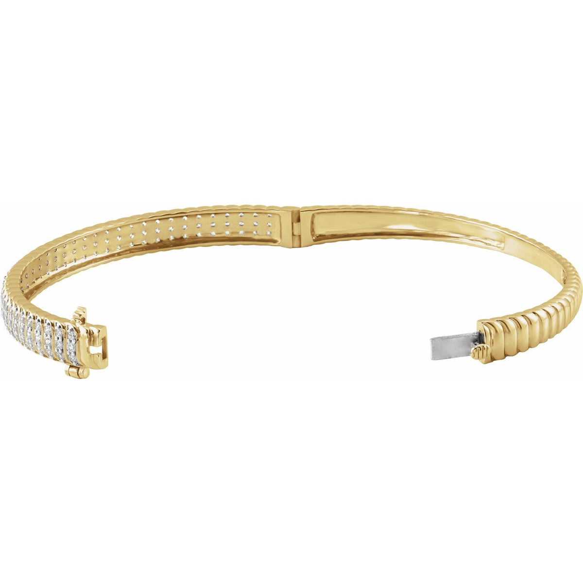 1 3/8 CTW Lab-Grown Diamond Bangle 7" Bracelet