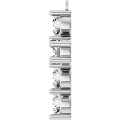 2 CTW Natural Diamond Cross Dangle