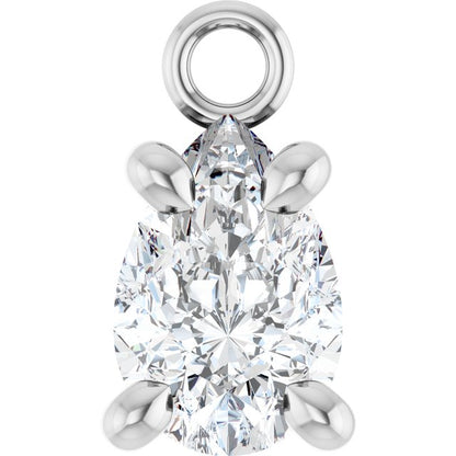 1/3 CT Natural Diamond Dangle