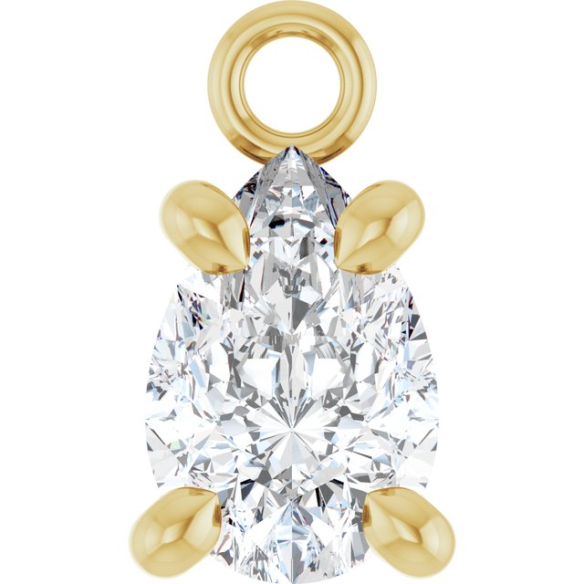 1/3 CT Natural Diamond Dangle