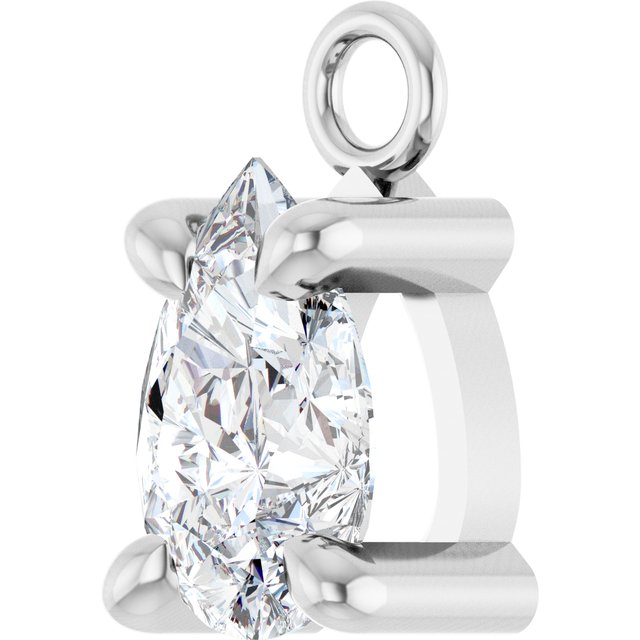 1/3 CT Natural Diamond Dangle