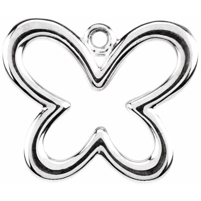 Butterfly Dangle, 13 mm x 10.75 mm