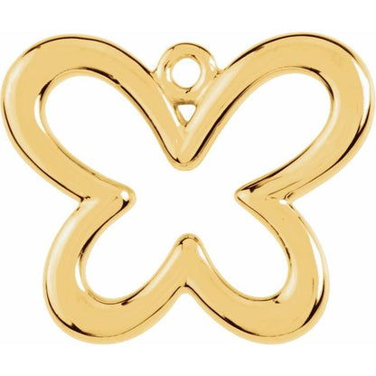 Butterfly Dangle, 13 mm x 10.75 mm