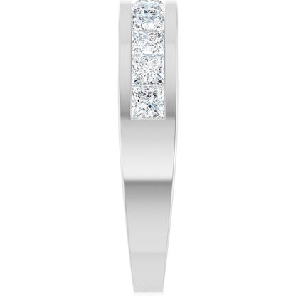 1 CTW Natural Diamond Channel-Set Anniversary Band