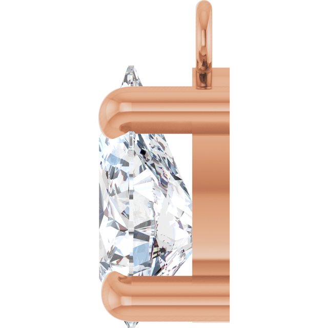 3/4 CT Lab-Grown Diamond Dangle