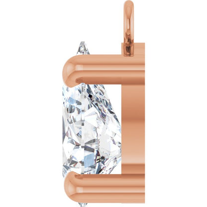 3/4 CT Lab-Grown Diamond Dangle