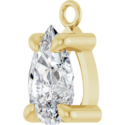 3/4 CT Lab-Grown Diamond Dangle