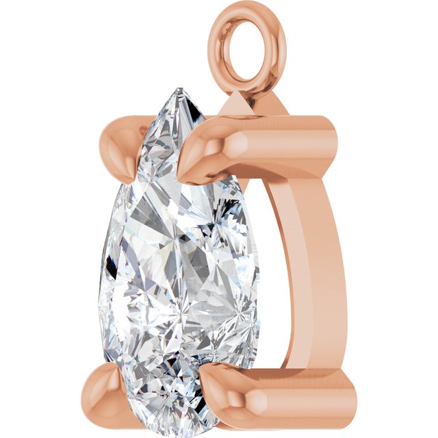 3/4 CT Lab-Grown Diamond Dangle