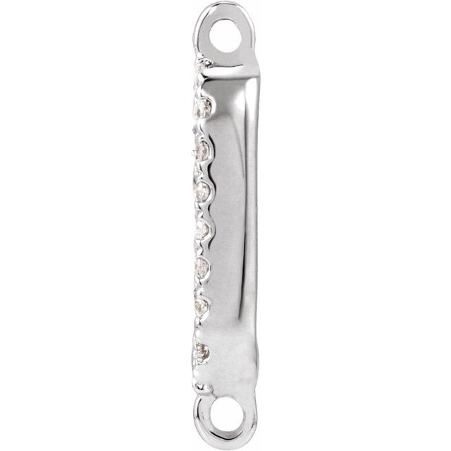 .06 CTW Natural Diamond Link, 5.69 mm x 11.76 mm