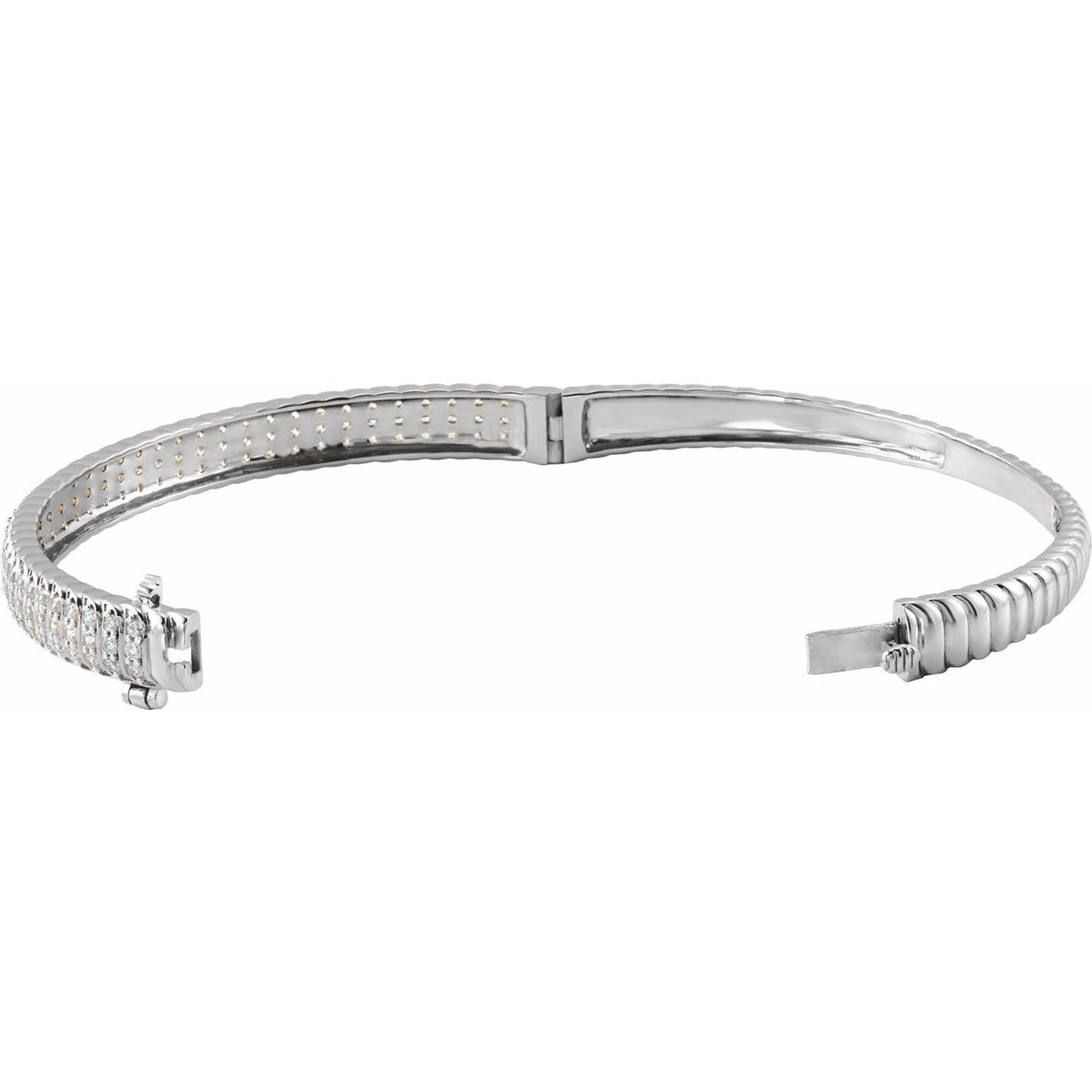 1 3/8 CTW Lab-Grown Diamond Bangle 7" Bracelet