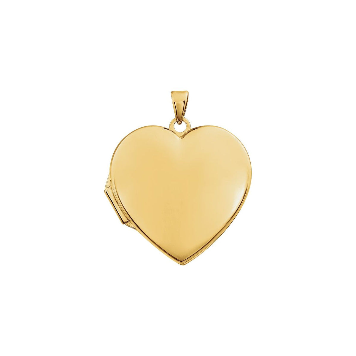 Engravable Heart Locket, 28.4 x 23.6 mm